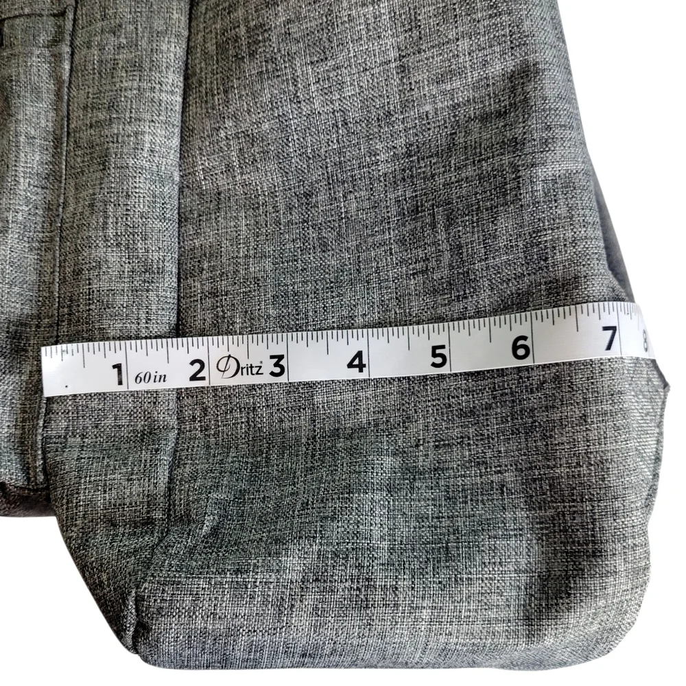 Hershel Settlement Backpack Bag Gray Red Crosshatch Tote Classic Travel Zipper